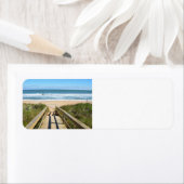 歩道からビーチ ラベル (インサイチュ)