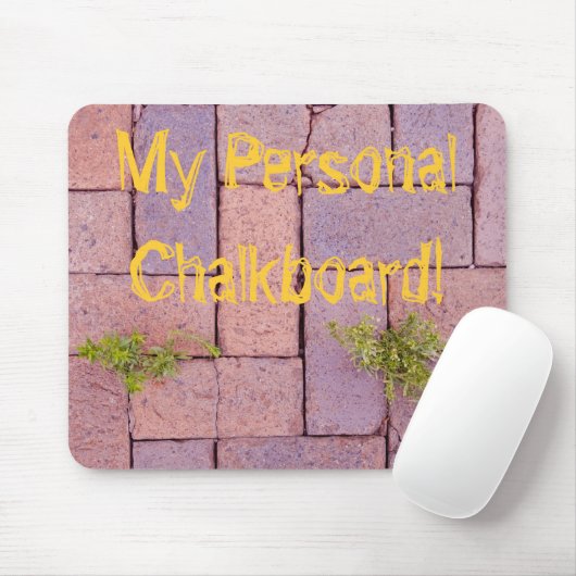 歩道で石の雑草を舗装フォトカスタム マウスパッド (マウス)