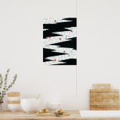 . .歩道にある美術世界の花 ポスター (キッチン)