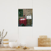 歩道のカフェ,チャニア,クレタ島,ギリシャ ポスター (キッチン)