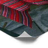 歩道のカフェ,チャニア,クレタ島,ギリシャ ポスター (角)