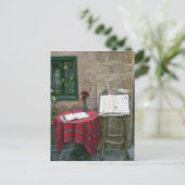 歩道のカフェ,チャニア,クレタ島,ギリシャ ポストカード (スタンド正面)