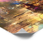 歩道のカフェ ポスター (角)