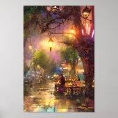 歩道のカフェ ポスター (正面)