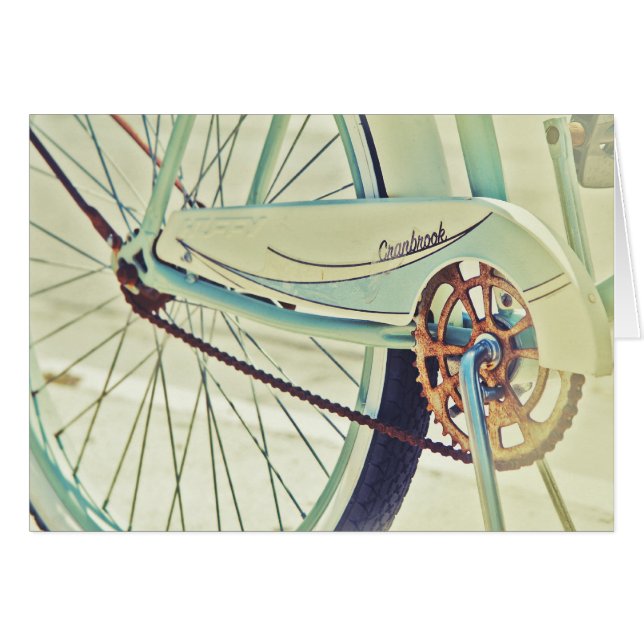 歩道の古いバイク (正面横)