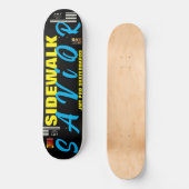 歩道の救世主8 1/4"スケートボードデッキ スケートボード (正面)