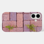 歩道の敷石と雑草の写真 Case-Mate iPhoneケース (裏面 (横))