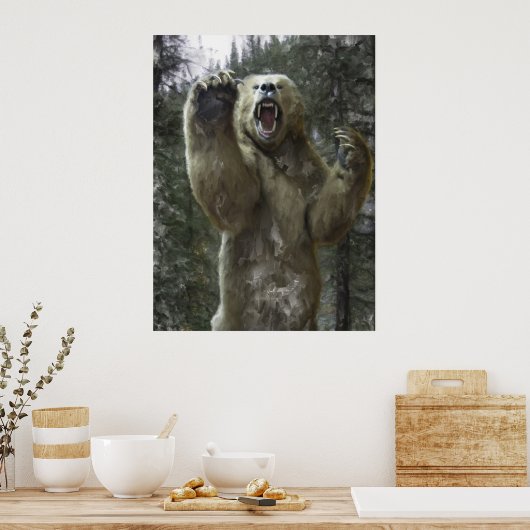 歩道を攻撃する ポスター (キッチン)