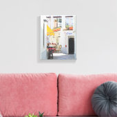 歩道カフェインカプリ キャンバスプリント (インサイチュ (リビング))