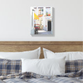 歩道カフェインカプリ キャンバスプリント (インサイチュ (寝室))