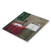 歩道カフェ、シャニア、クレタ、ギリシャ タイル (側面)