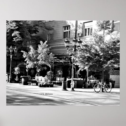 歩道カフェ ポスター (正面)