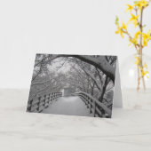 歩道橋 カード (黄色い花)