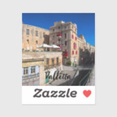 歩道橋、バレッタの階段と狭い通り シール (シート)