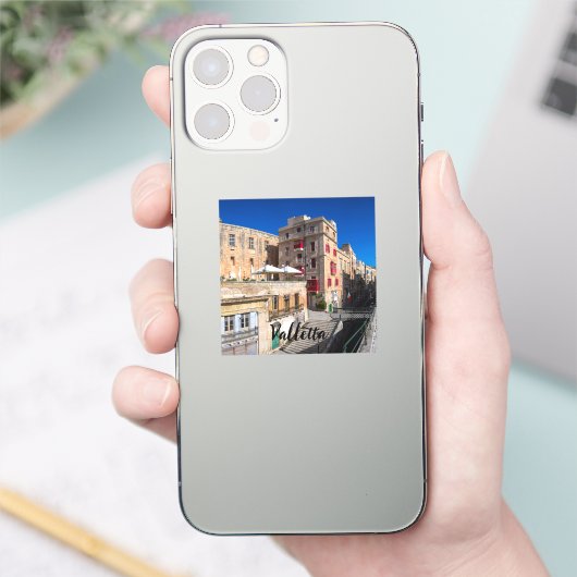 歩道橋、バレッタの階段と狭い通り シール (スマートフォン)