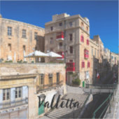 歩道橋、バレッタの階段と狭い通り シール (正面)