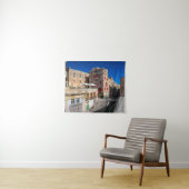 歩道橋、バレッタの階段と狭い通り タペストリー (インサイチュ(横))
