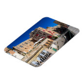 歩道橋、バレッタの階段と狭い通り マグネット (左側)