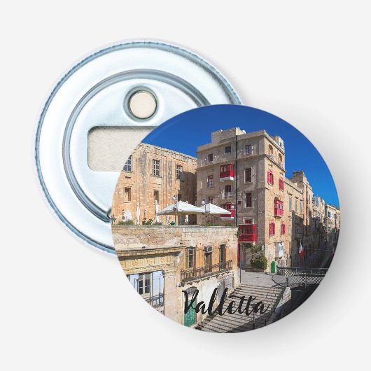 歩道橋、バレッタの階段と狭い通り 栓抜き (正面)