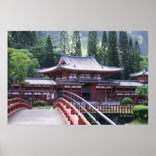 歩道橋-寺院Byodoの… ポスター