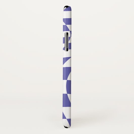 歪みチェックレトロ サイケデリック Case-Mate iPhoneケース (裏面/右)