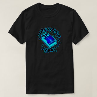 歪みペダル電動ブルーショック Tシャツ