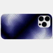 歪みワイヤフレーム.C01.GBluex4 Case-Mate iPhoneケース (裏面 (横))