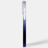 歪みワイヤフレーム.C01.GBluex4 Case-Mate iPhoneケース (裏面 / 左)