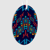 歪められた形の抽象デザイン オーナメント (正面)
