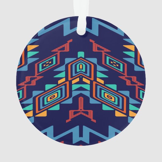 歪められた形の抽象デザイン オーナメント (裏面)