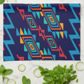 歪められた形の抽象デザイン キッチンタオル (折り畳み)