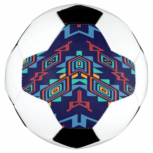 歪められた形の抽象デザイン サッカーボール (正面)