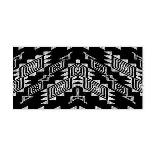 歪められた形の抽象デザイン セルフインキングスタンプ (デザイン)