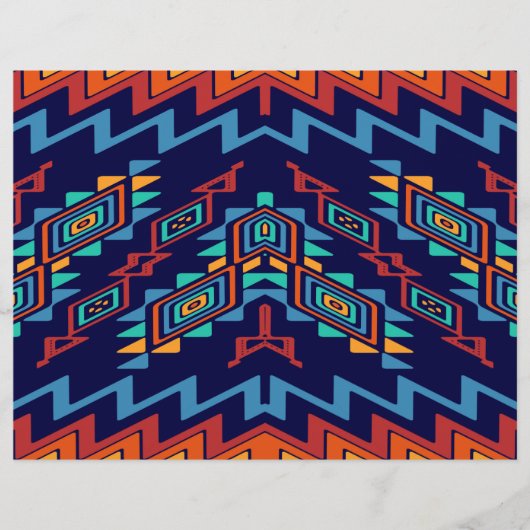 歪められた形の抽象デザイン チラシ (正面)