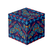 歪められた形の抽象デザイン フォトキューブ (裏面アングル)