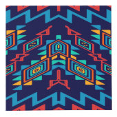 歪められた形の抽象デザイン フォトキューブ (正面)