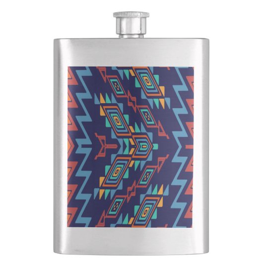 歪められた形の抽象デザイン フラスク (正面)