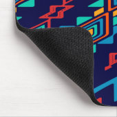 歪められた形の抽象デザイン マウスパッド (コーナー)