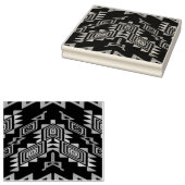 歪められた形の抽象デザイン ラバースタンプ (押印)