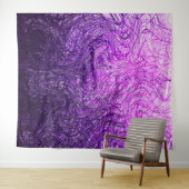 歪められた線形紫色-タペストリー タペストリー (インサイチュ(横))