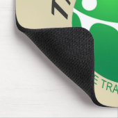 "歪められた"ロゴのTraderPlanet.comのmousepad マウスパッド (コーナー)