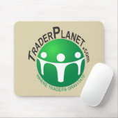 "歪められた"ロゴのTraderPlanet.comのmousepad マウスパッド (マウス)