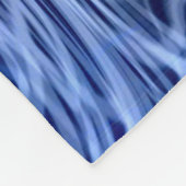 歪められたLinear2青フリースブランケット フリースブランケット (角)