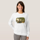 歪んだつる植物が付いているベランダ、1828年 Tシャツ (正面フル)