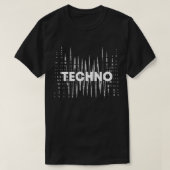歪んだテクノ Tシャツ (デザイン正面)