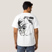 歪んだパペット Tシャツ (裏面フル)