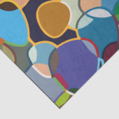 歪んだポリクロムサークルパターン 薄葉紙 (詳細)