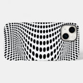 歪んだ図形メッシュ Case-Mate iPhoneケース (裏面 (横))