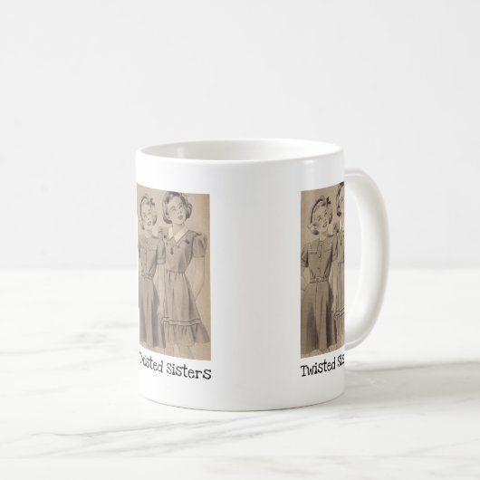 歪んだ姉妹 コーヒーマグカップ (正面右)