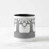 歪んだ木のコーヒー・マグ マグカップ (中央)